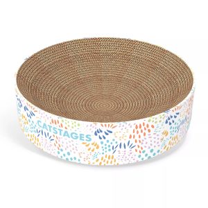 Plush Calming Cat Bed